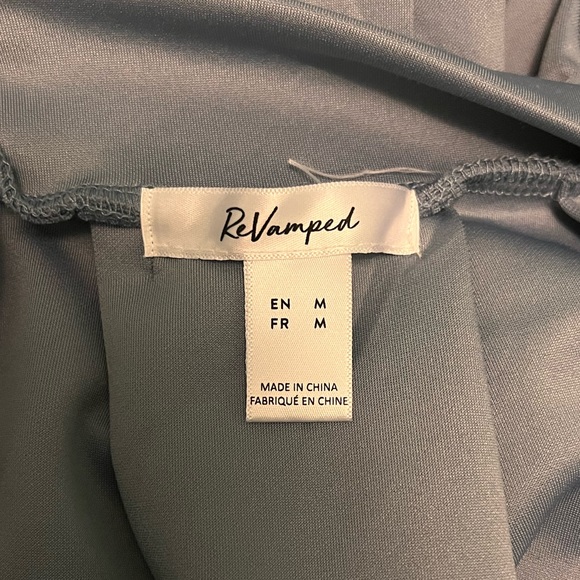 Blue/Grey High-Low Dress - Picture 3 of 3